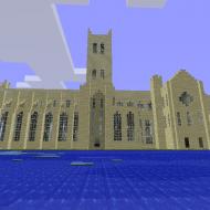 A 1:1 rebuild of the Canterbury cathedral, Engl...